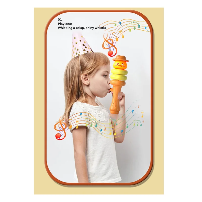 

AS96-7PCS Whistle Children Gifts Rotate Spinning Fun For Outdoor Activities