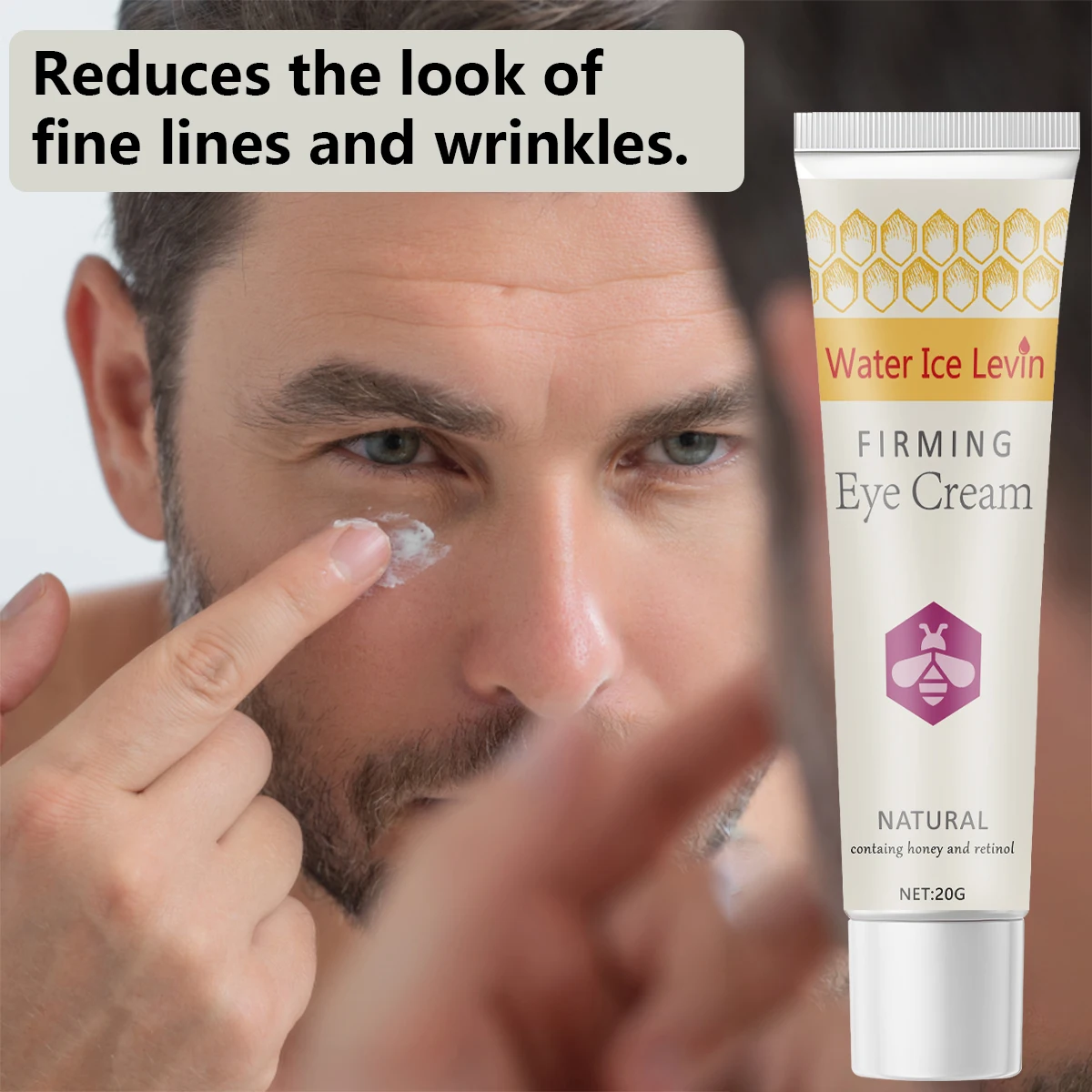 كريم العين، غني بالعسل الطبيعي عالي الجودة، يمكنه القضاء على الهالات السوداء بشكل فعال بسبب البقاء متأخرًا يخترق ويغذي العينين #4