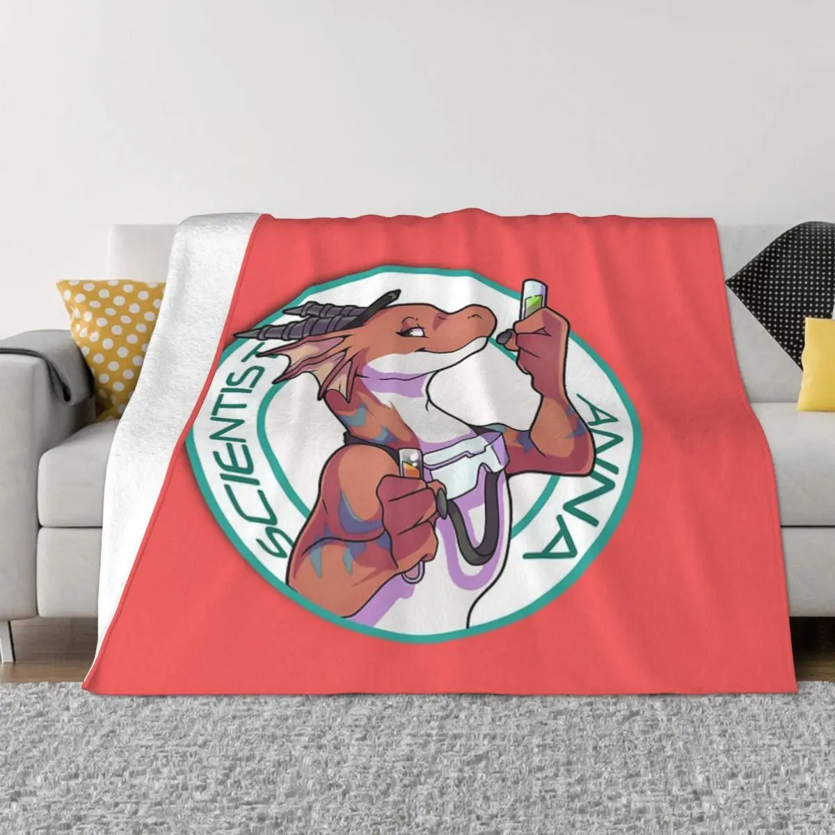 Scientist Anna From Angels With Scaly Quilt Knee Blanket Couple Blankets Home And Decoration Throw Blanket