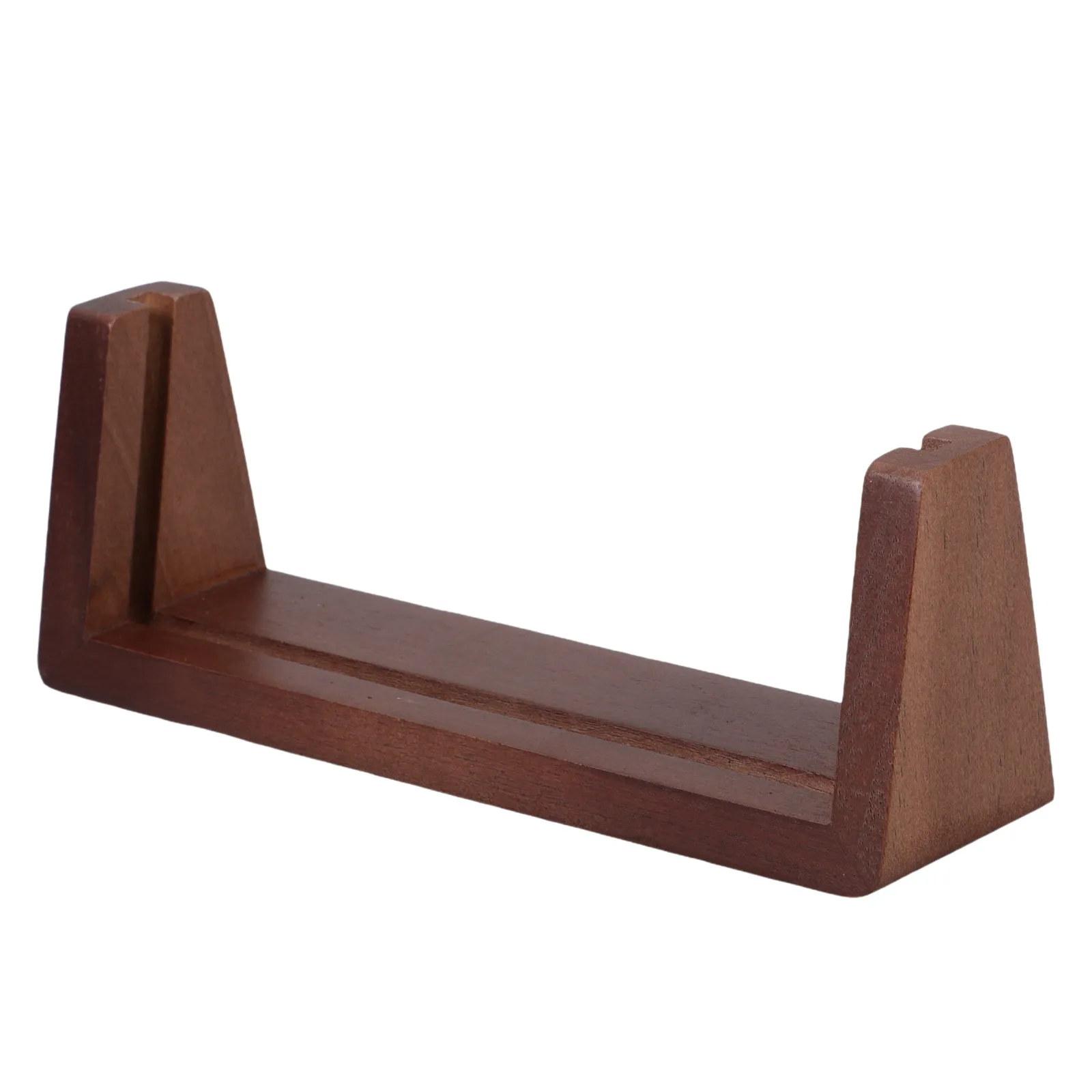 Wooden Calendar Holder Natural Wood Desktop Stand 6.4x2.4x1.9 Inch Card Holder for Desk Photo Display for Office Home