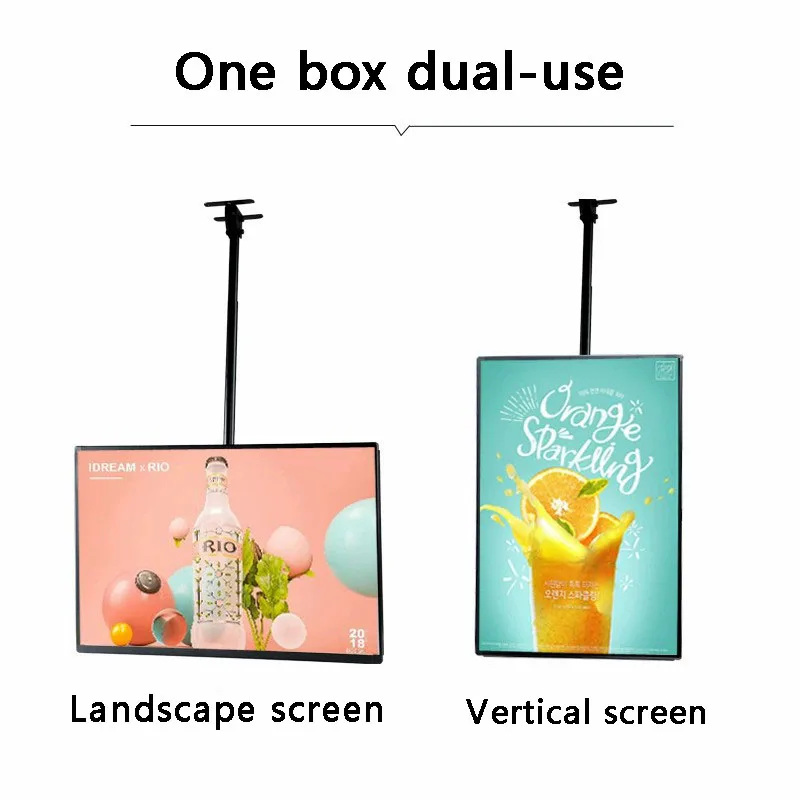 LED Slim Snap Frame Light Box Illuminated Poster Display Backlit Menu Board For Restaurant Cafe Shops Wall Mounted Billboard