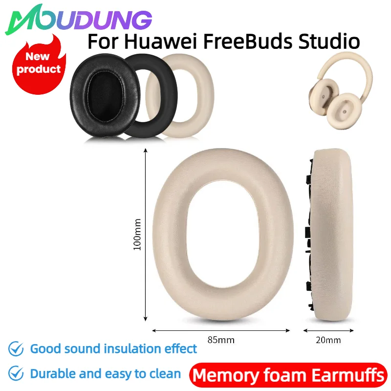 

MOUDUNG Replacement Ear Pads With buckle For Huawei FreeBuds Studio Headphones Ear Cushions, Headset Earpads, Ear Cups Earmuffs