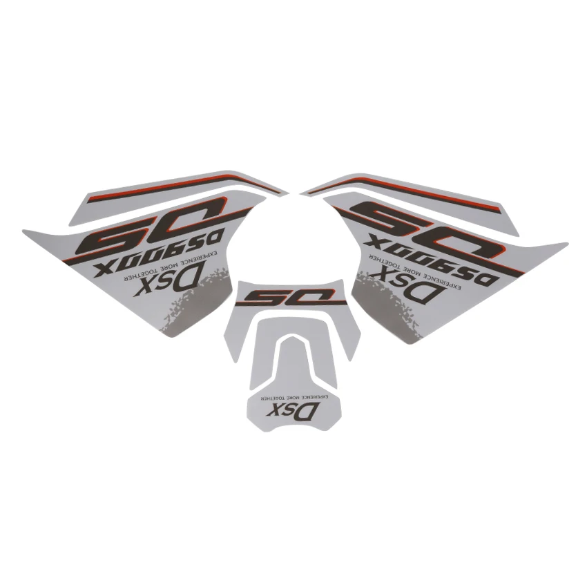 

For VOGE DS900X 2024-2025 Years Motorcycle Side Fuel Tank Pad Decals Protector Body Fishbone Sticker Protector Patch Accessories