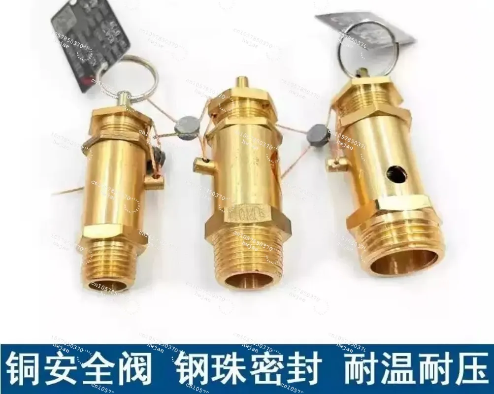 For A21W-16T Air Compressor Safety Valve 4 Points Pressure Relief Valve 3KW Steam Generator Boiler Accessories