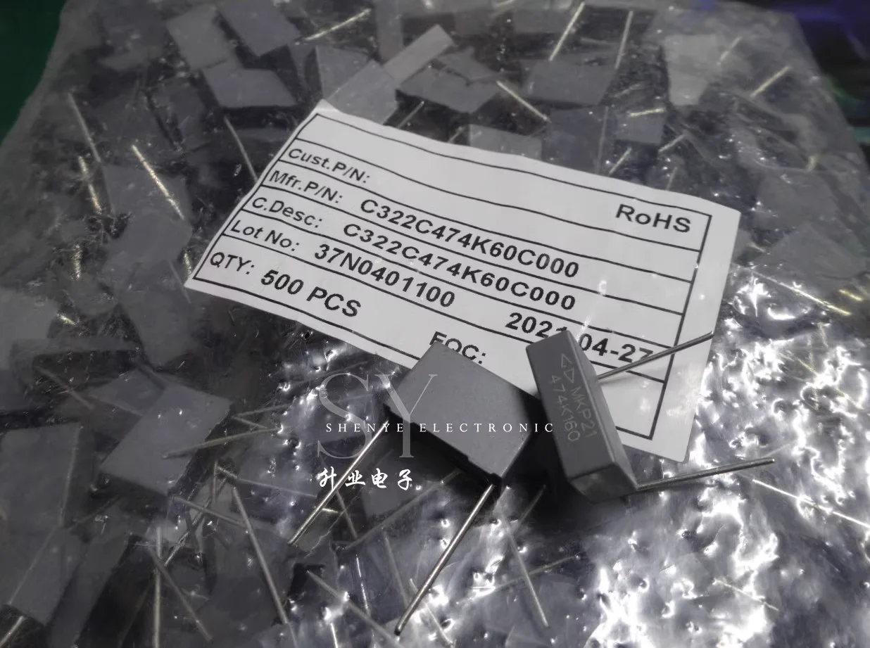 

Xiamen FARA MKP21 0.47uf/160v 470nf u47 474 new film capacitor 15MM C322C474K60C000