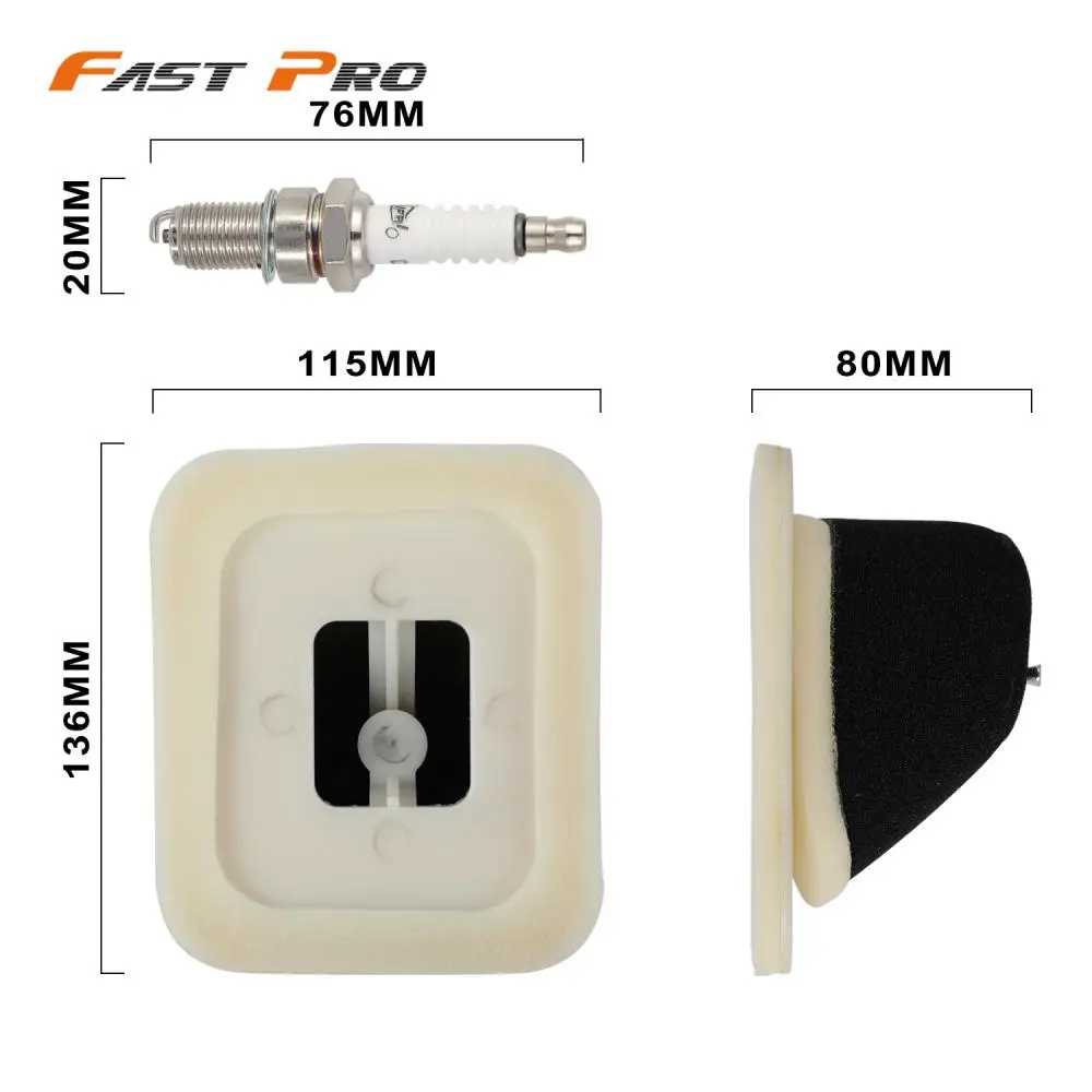 Air Filter Cleaner Spark Plug Set Motorcycle Accessories For YAMAHA TTR125 TTR125E TTR125L 2000-2009 TTR125LE 2003-2023 Pit Bike