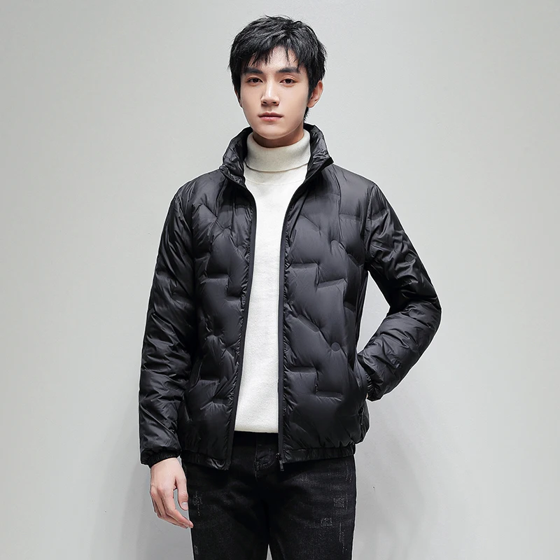 

Мужской уличный велосипедный спортивный ветрозащитный и теплый прессованный пуховик, удобный дышащий мужской модный жилет с капюшоном