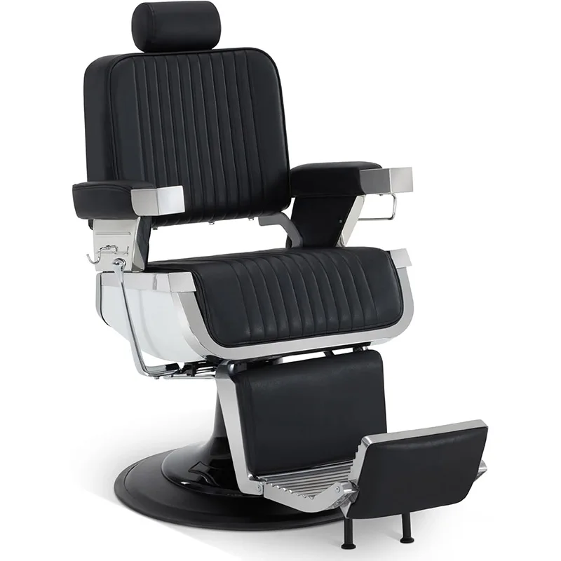 Belmont Barber Chair Reclining Leather Hairdressing Chair With Massage Feature For Salon Or Home/Hotel Furniture