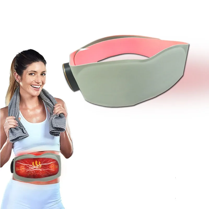 16-level rechargeable pulse massage heating belt waist pad 3-mode dysmenorrhea relief