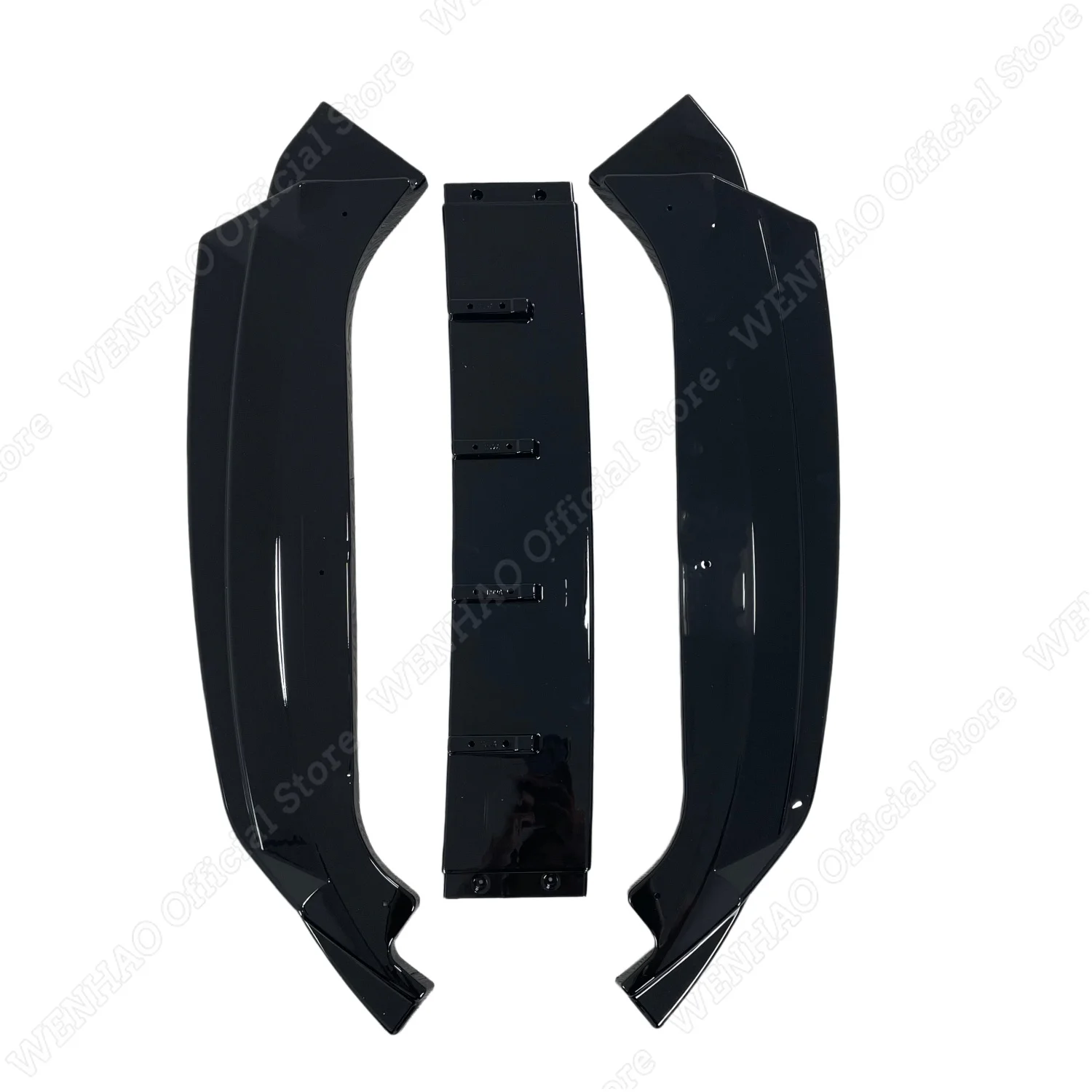 3Pcs Car Front Bumper Lip Splitter For Volkswagen Scirocco MK3 R-line GTS 1.4 2.0 2011-2018 Tuning Bumper Guard Trims Bodykits view 6