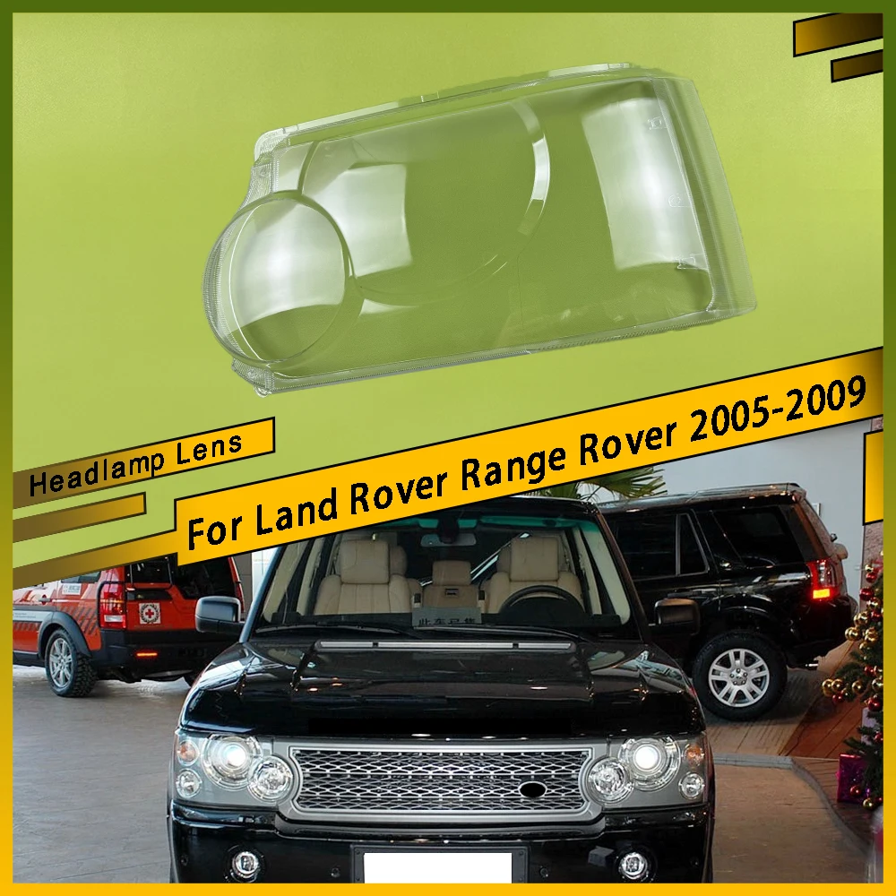 

Headlamps Lens Glass Shell Masks Transparent Lampshade Shade Car Front Headlight Cover For Land Rover Range Rover 2005 - 2009