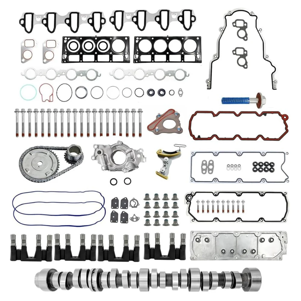 Engine Parts Full Engine Gasket Set Kit Fit 4.8 5.3 V8 GAS For 02-11 CHEVROLET GMC CANYON HUMMER AVANTI BUICK ALLURE CADILLAC