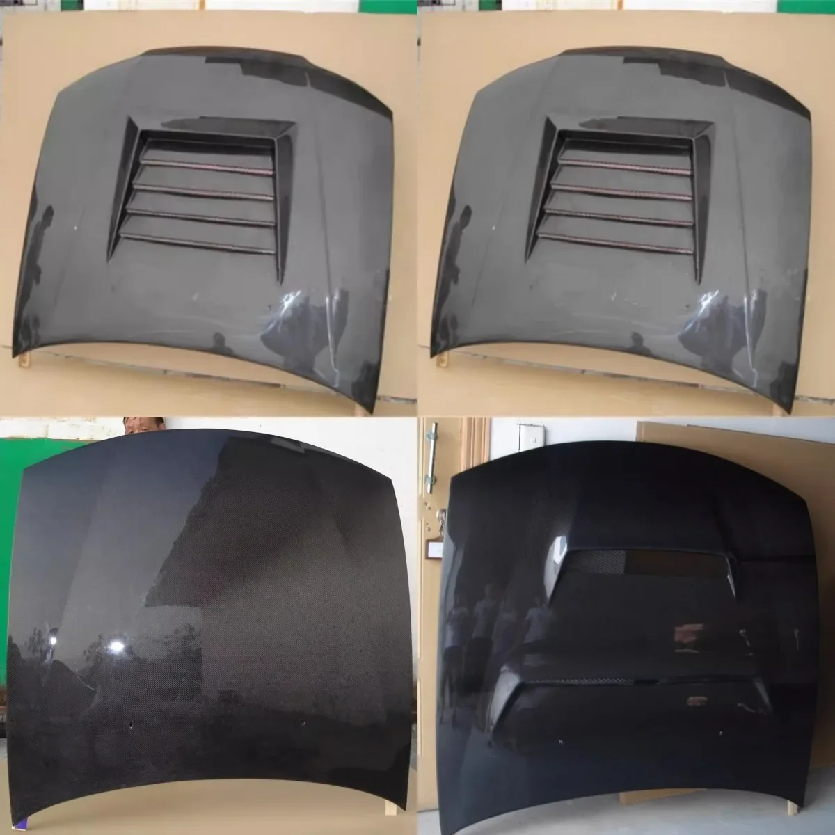 

Carbon Fiber Engine Hood Engine Cover Assembly For Nissan S14 Modified New Style Body Kit Auto Accessories