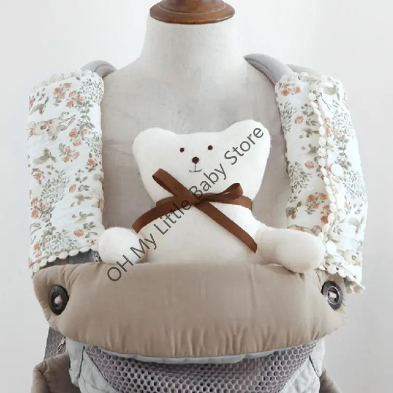 أغطية أحزمة الأمان M76C للأطفال، غطاء وسادة لحزام الأمان، وسادة رقبة لمقعد السيارة للأطفال الرضع #5