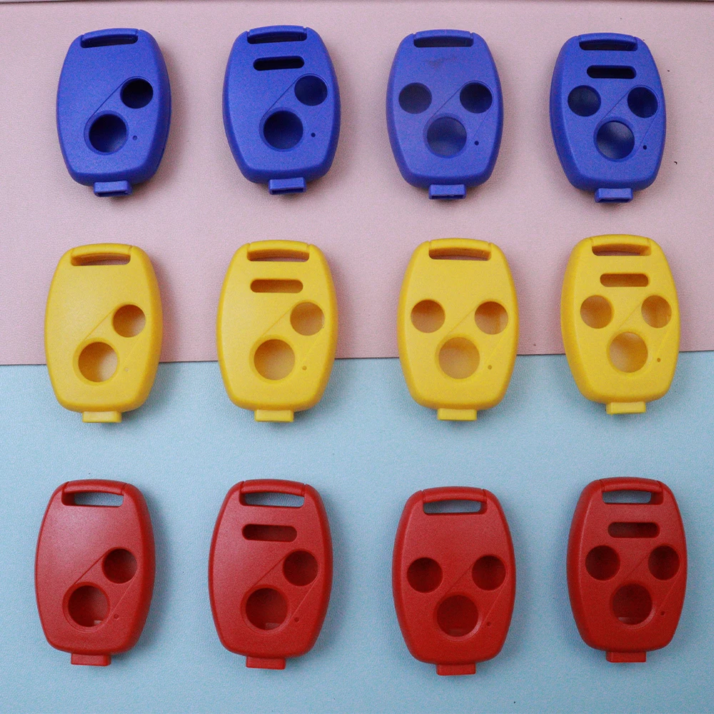 

Красочный автомобильный брелок для ключей, корпус для HONDA Fit Insight Ridgeline HRV Jazz Accord CRV Pilot Civic 2003 2007 2008 2009 2010