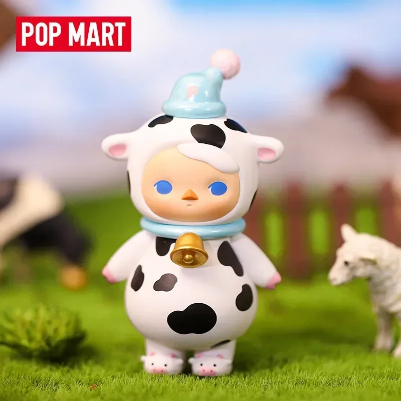 

POP MART PUCKY Elf Milk Baby Series: Коллекционные фигурки-сюрпризы (слепая коробка), милые украшения, декор для дома, настольные модели, куклы для девочек
