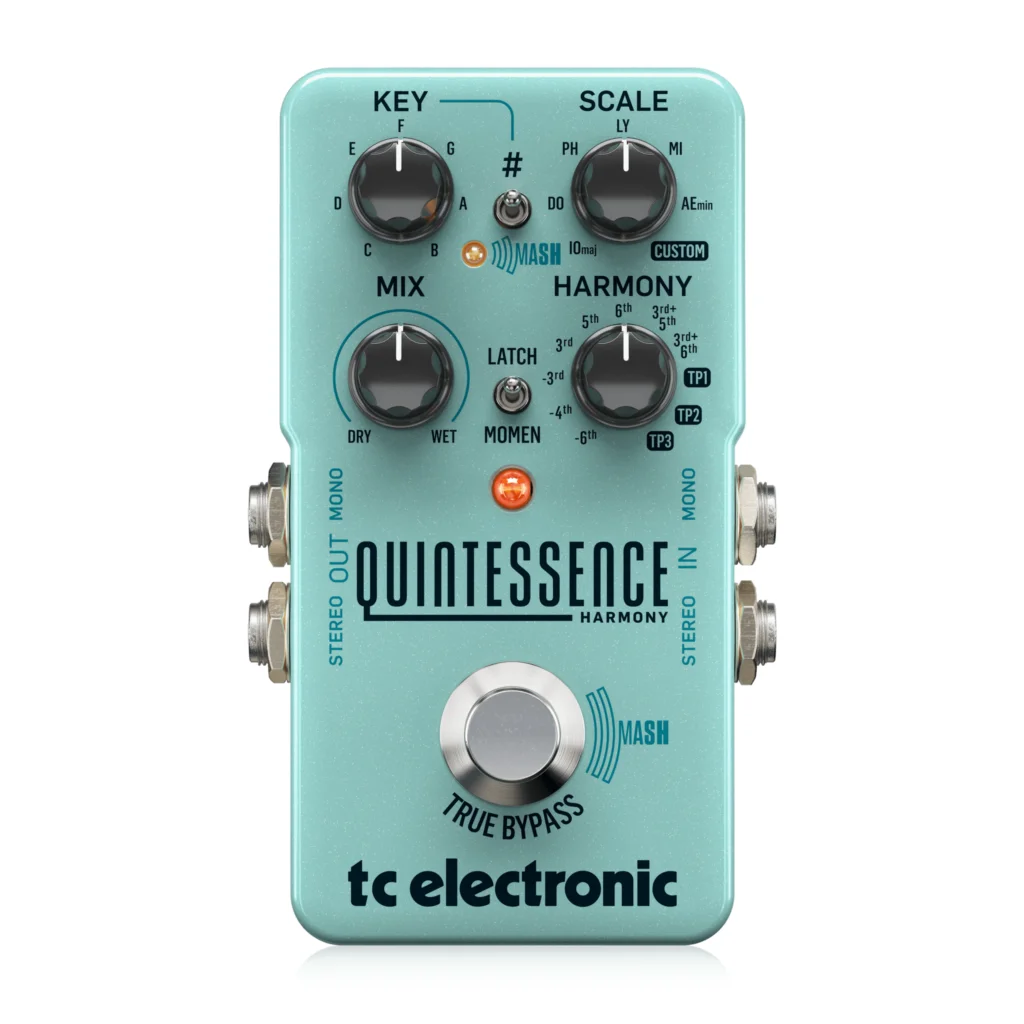 TC Electronic QUINTESSENCE HARMONY Exceptional Dual-Voiced Intelligent Harmonizer with PolySense