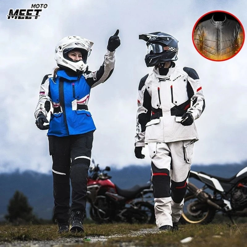 Motorcycle Riding Suit Men Four Season Rally Suit Women Anti Fall Warm Motorcycle Suit Off-Road Riding Equipment 모터사이클 재킷