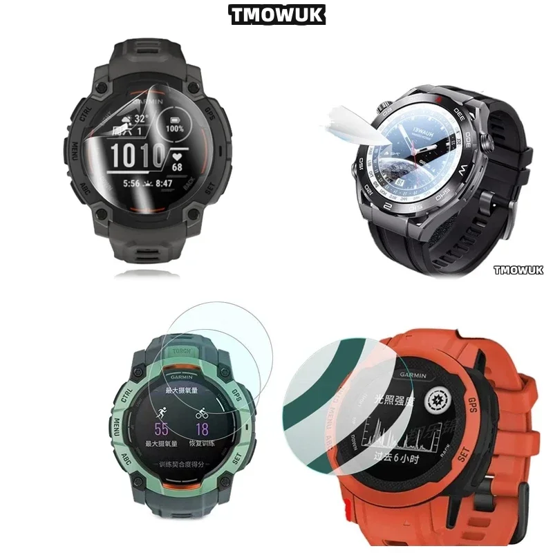 For Garmin Instinct 2 2X 3 3E Crossover 40 45 50 Mm - Ultra HD Screen Protector - 9H Hardness, Anti-Glare, UV Blocking