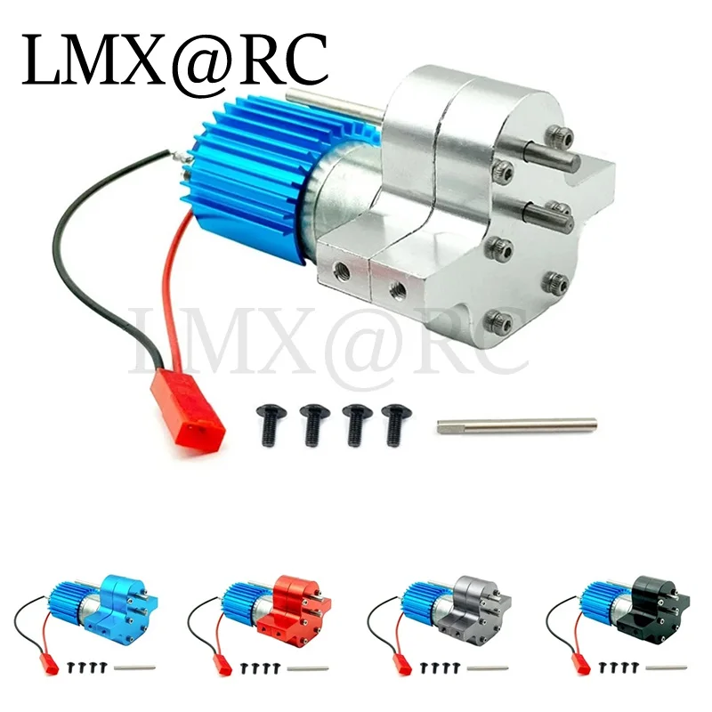 Metal 370 Motor Gearbox Gear Box for WPL C14 C24 B24 B36 MN D90 D99 MN99S RC Car Upgrades Parts Accessories