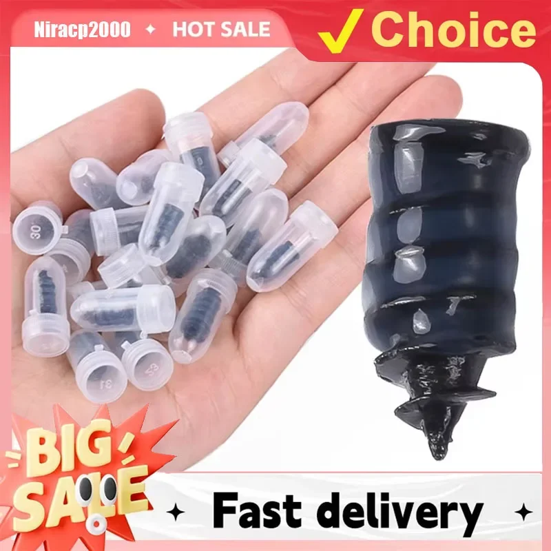 10-40pcs Car Tyre Repair Rubber Nail Set Universal Car Motorcycle Tyre Repair Nails Truck Scooter Bike Tire Puncture Repair Tool