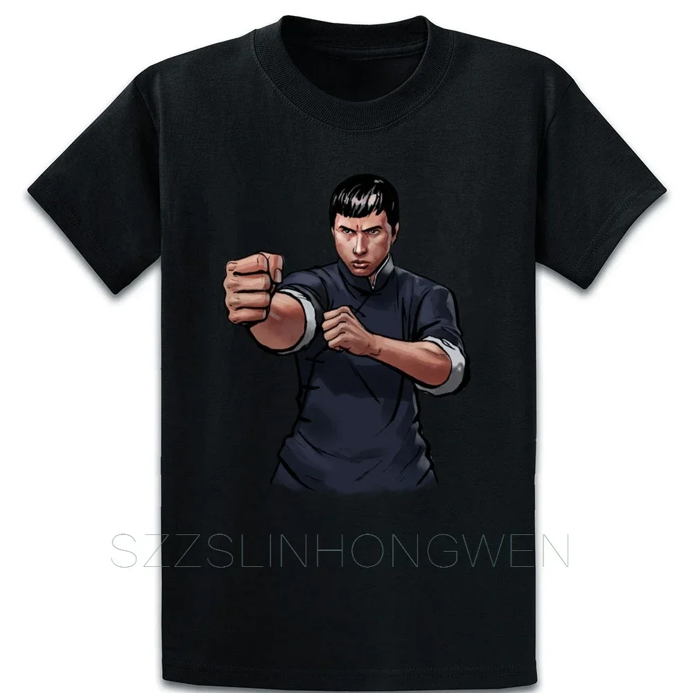 

Donnie Yen Couple Short Sleeved T-shirt For Men Women Breathable Casual Pure Cotton Loose Tops