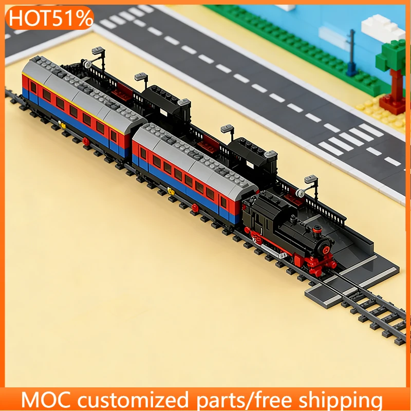 

3545 деталей: Модульный конструктор-поезд для пассажиров, простой дизайн, креативные строительные блоки, игрушка для самостоятельной сборки, подарок на праздники