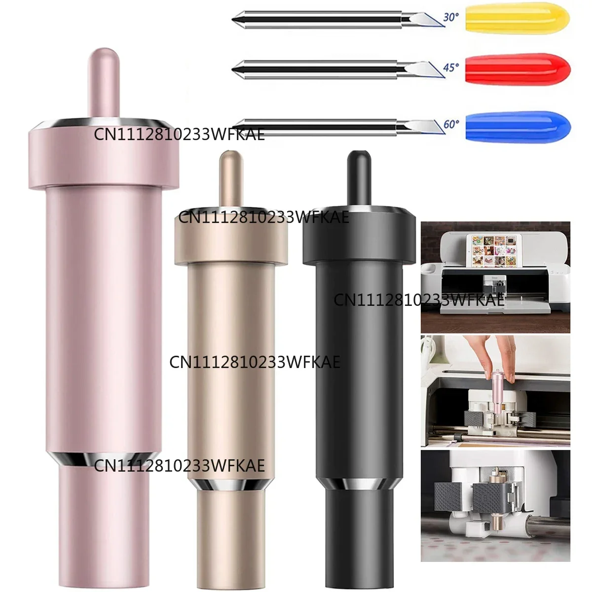 30/45/60 Degree Deep Cut Blade Plotter Blades Compatible with Explore 3 / Air 2 / Air / One / Maker 3 / Maker Replacement Blades