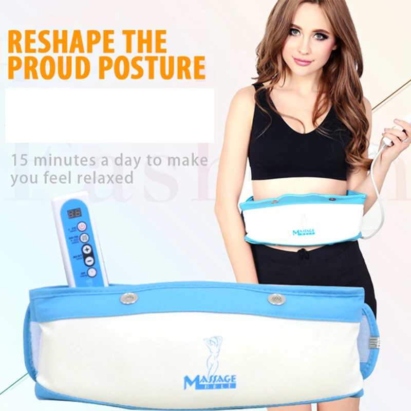 

Aiveisi Fat Shaking Massager Machine Portable Heat Massage Brace Waist Support Belt Waist Massager Electric Lumbar Heating Belt