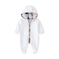 Conjunto de onesies grossos do bebê, roupas infantis recém-nascidas, ternos quentes bonitos, babysuits para meninas, crianças, primavera, outono