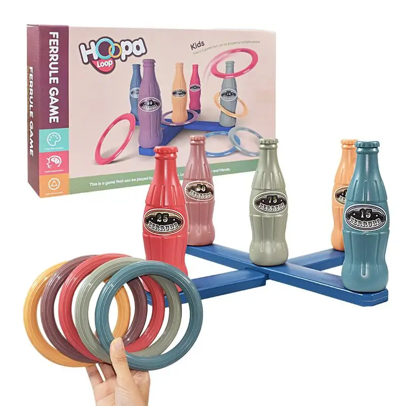 Jogando Quoits Toss para Crianças, Brinquedo Home Garden Game, Conjunto de Diversão ao Ar Livre, Presente Infantil, Novo, 2022