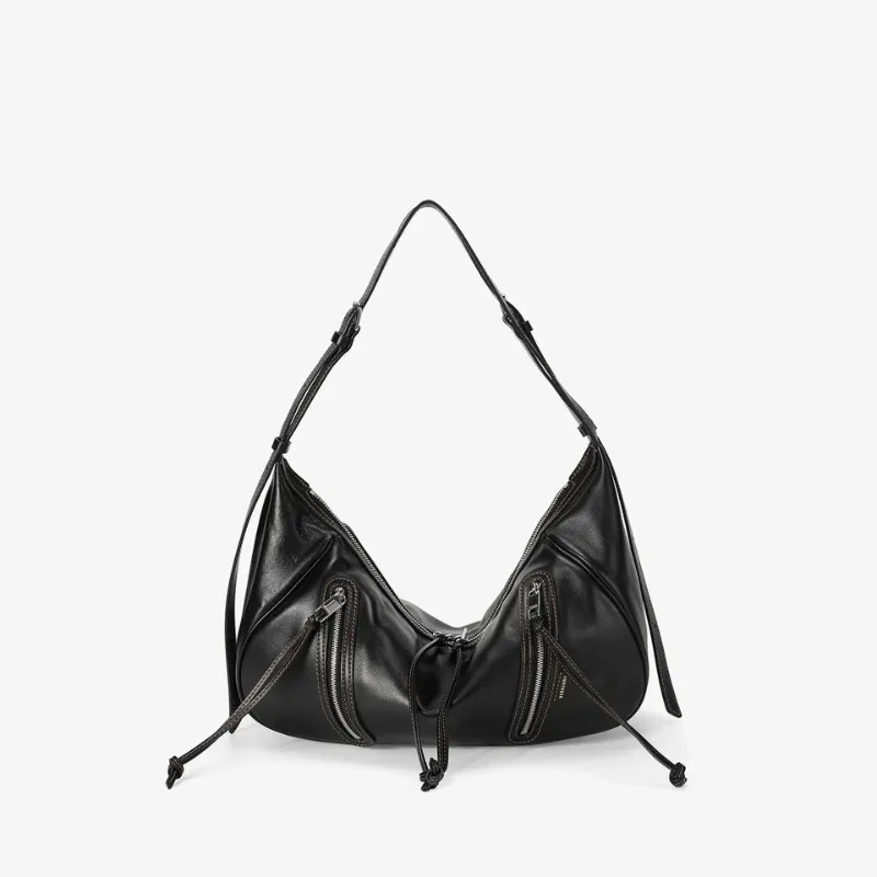 

Women's Crossbody Simple Handbag Commuter Shoulder Boston Bag Stylish Versatile Work Bag Soft Polyester Interior