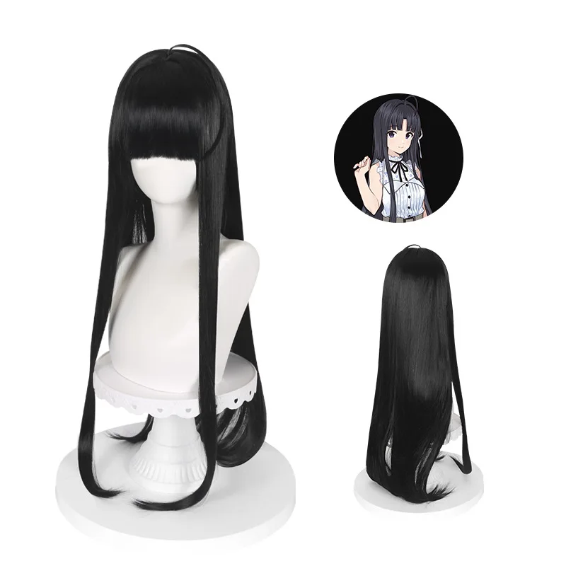 SUBARU AWA Cosplay Wig Fiber synthetic wig champagne gray long Wig+Wig cap Anime GIRLS BAND CRY Cosplay Wig