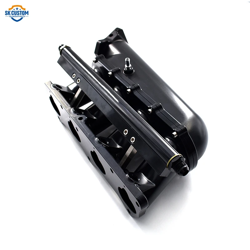 

SK Custom Billet Aluminum Intake Manifold For Honda K Series K20 K24 Engine Intake Manifold With Fuel Rail