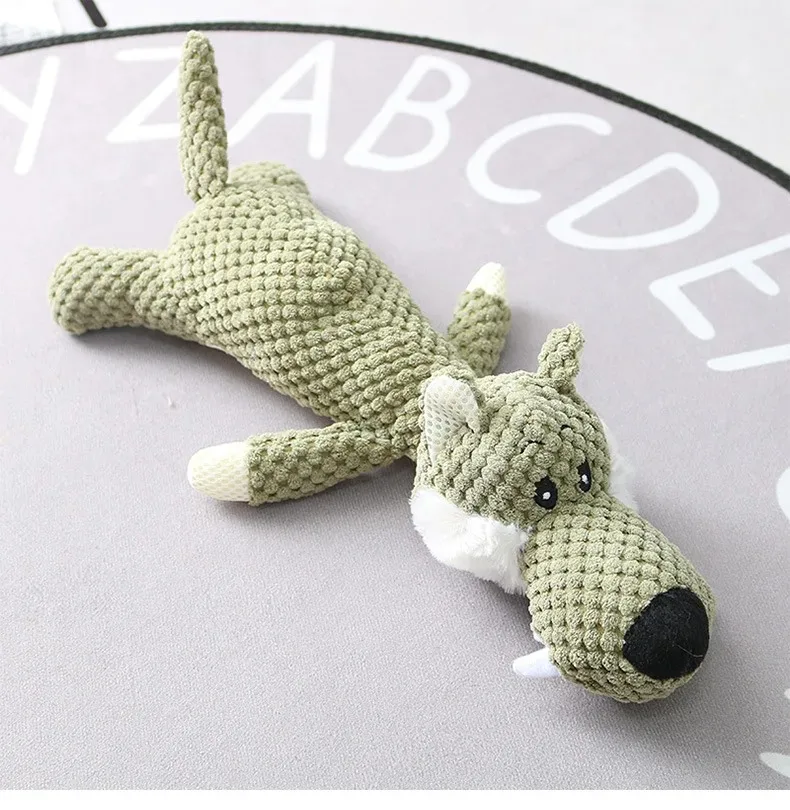 Jouet en peluche pour chiot de dessin animé, jouets à mâcher pour petits chiens, meulage des dents, produits pour animaux de compagnie, accessoires pour chiens