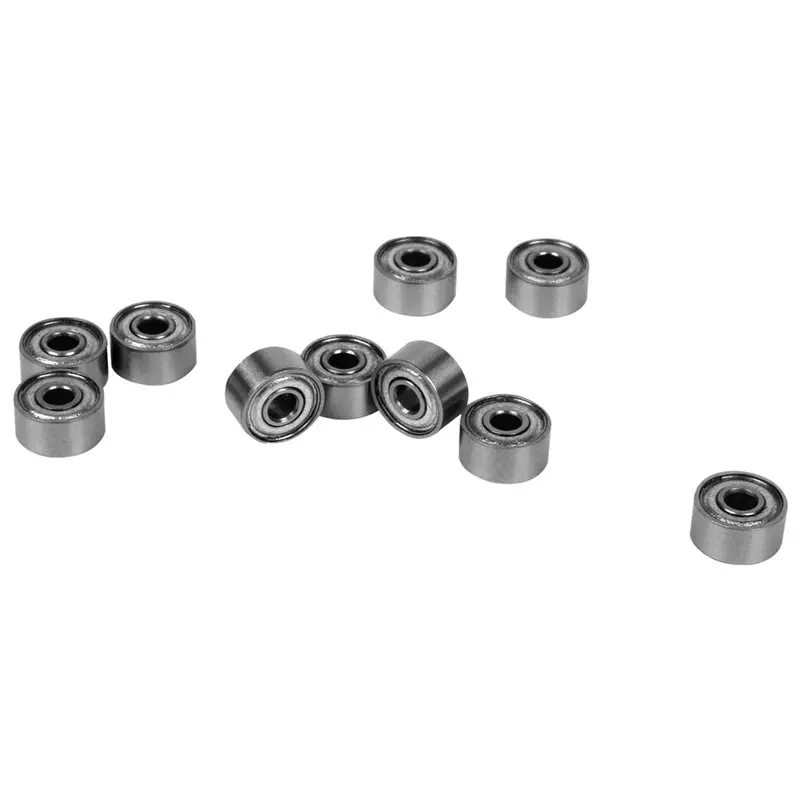 A20F-100Pcs Miniature Rubber Sealed Metal Shielded Metric Radial Ball Bearing Model: 692 ZZ 2X6x3mm