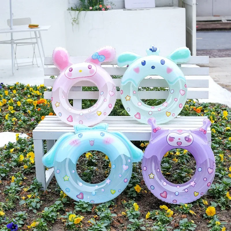 

Cartoon Inflatable Swim Ring Pool Floating Rings for Kids Leakproof Swim Float Tube Swimming Circle Swim Ring for Baby