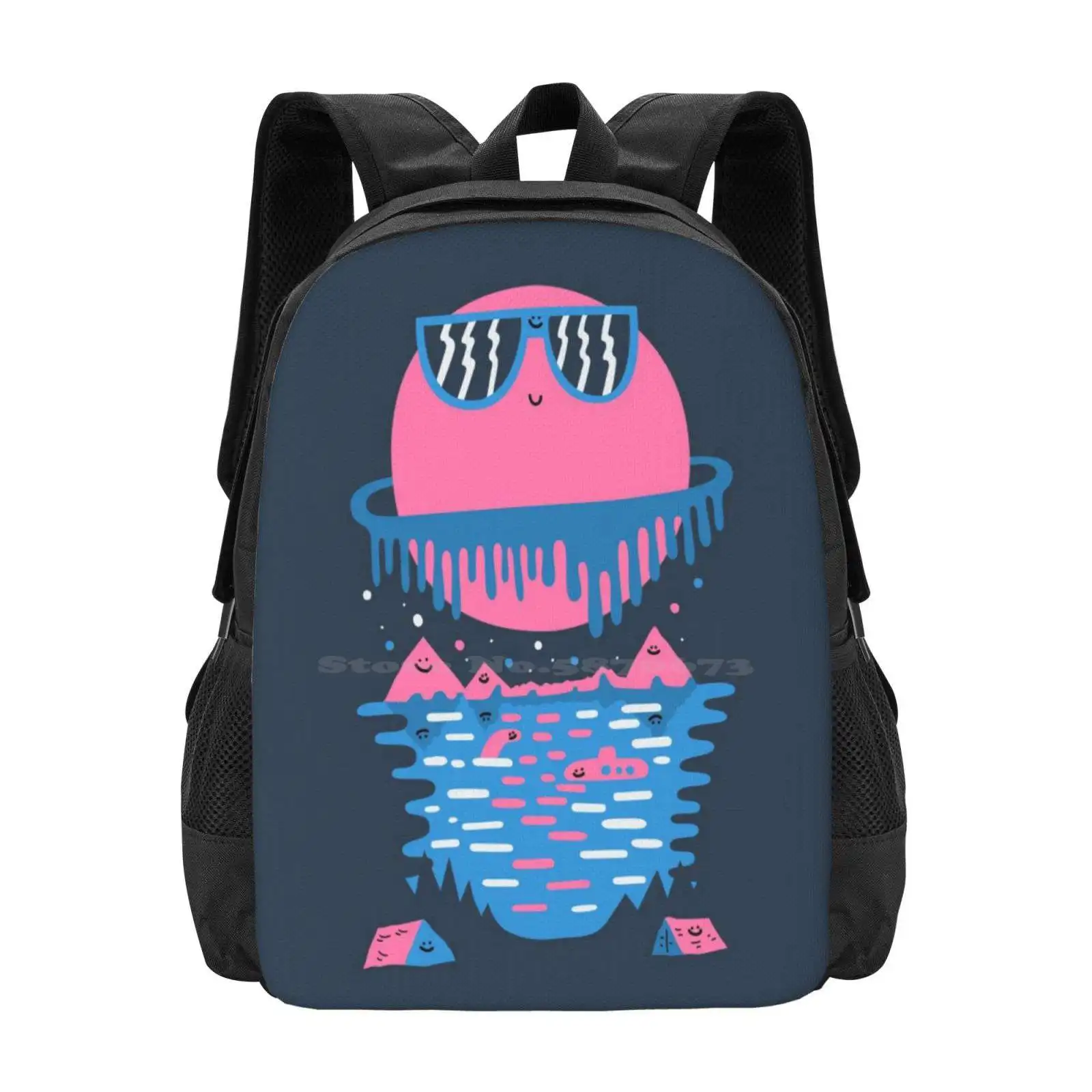 Happy Outdoors Hot Sale Schoolbag Backpack Fashion Bags Happy Outdoors Explore Exploring Camping Nature Environment Eco