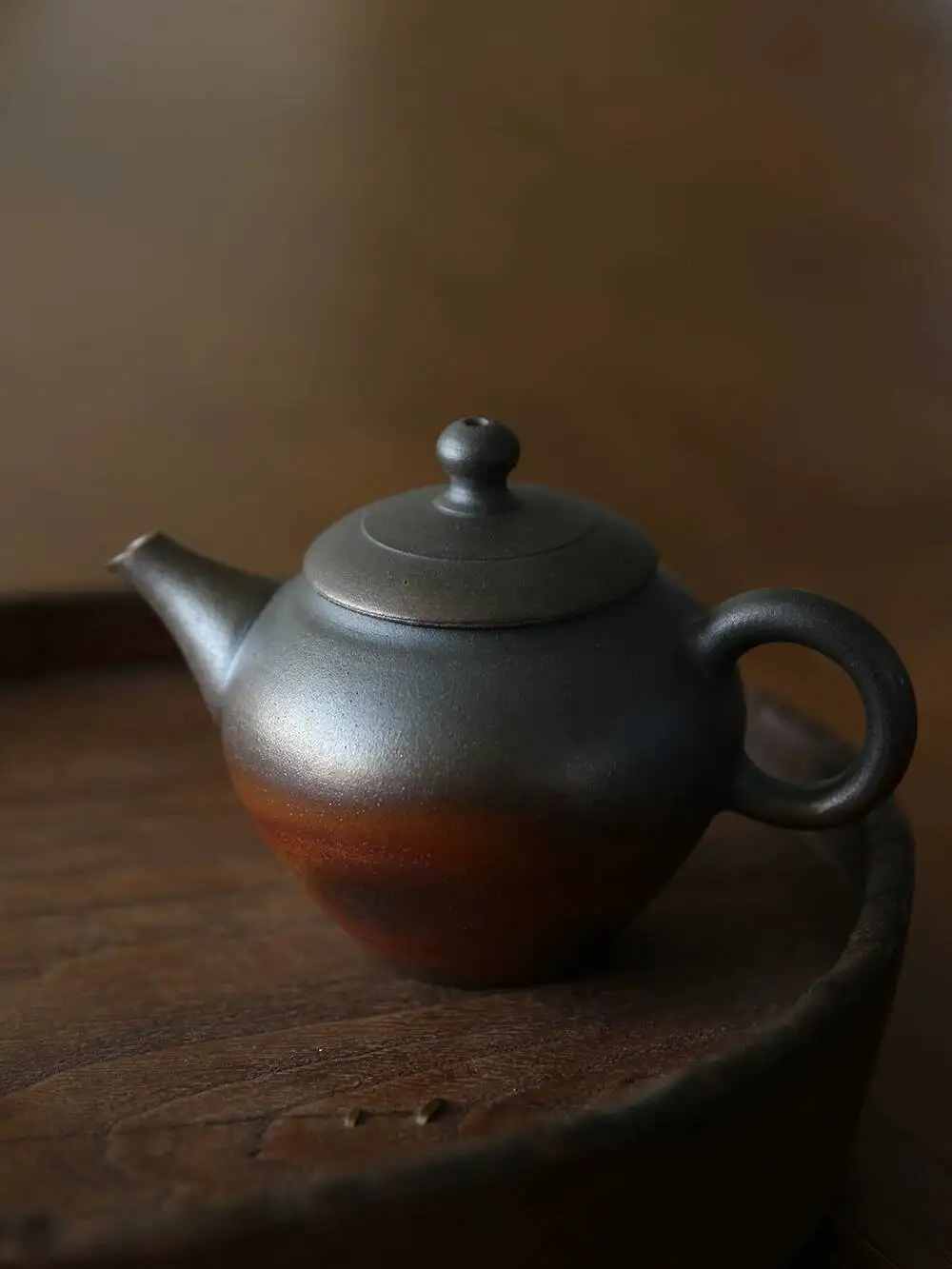 In-Stock Japanese Imported Tokoname Chiba Koki Handcrafted Kiln-Transformed Koshu Teapot By Renowned Tea Ware Artist