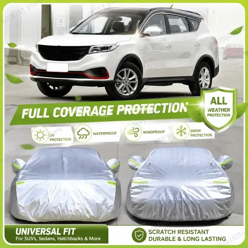 for Dongfeng Scenic 580 car cover full coverage waterproof UV resistant heat insulation sun shade outdoor protective cover