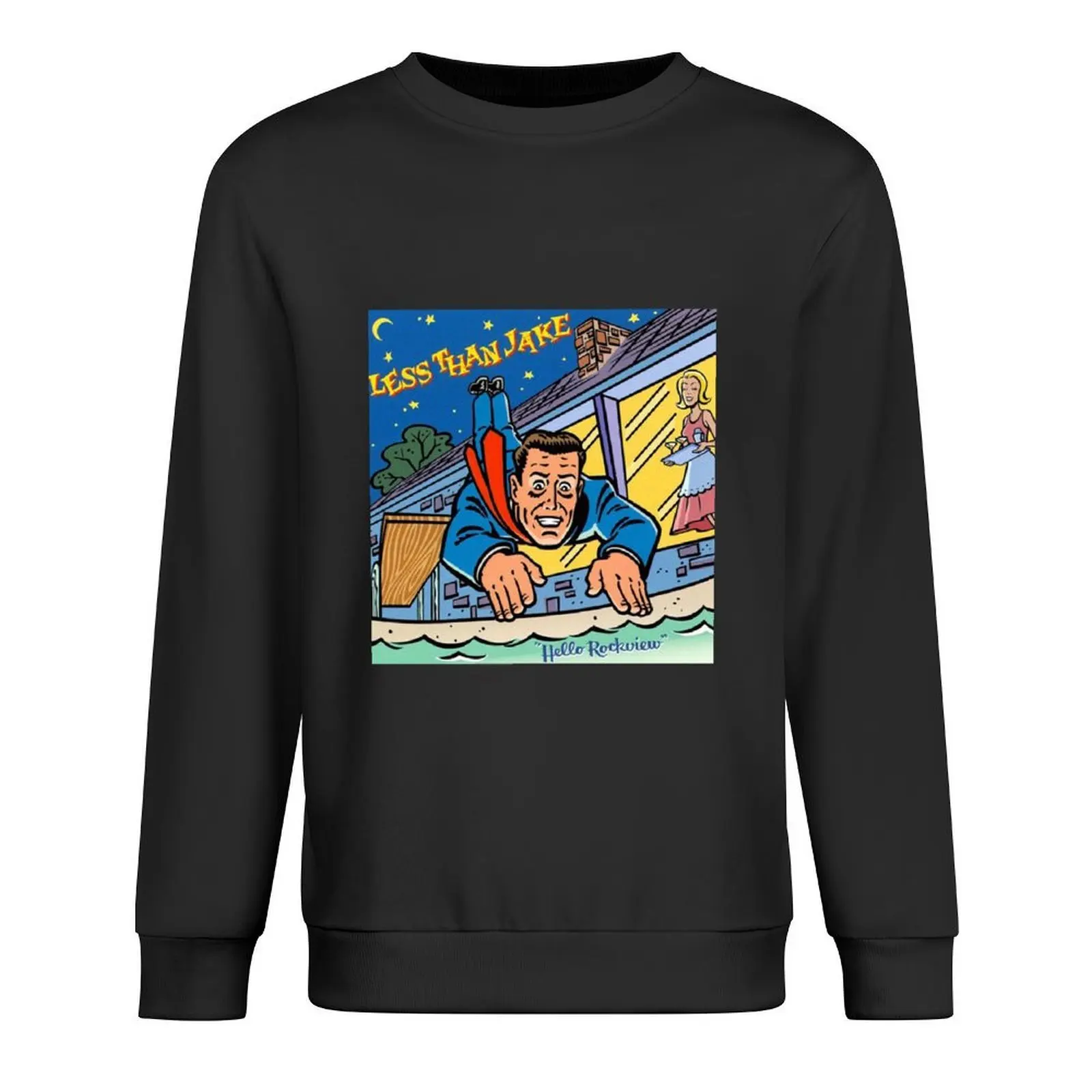 

Less Than Jake hello rockview Pullover graphic t shirts men men clothing mens designer clothes men's sweat-shirt set pullover