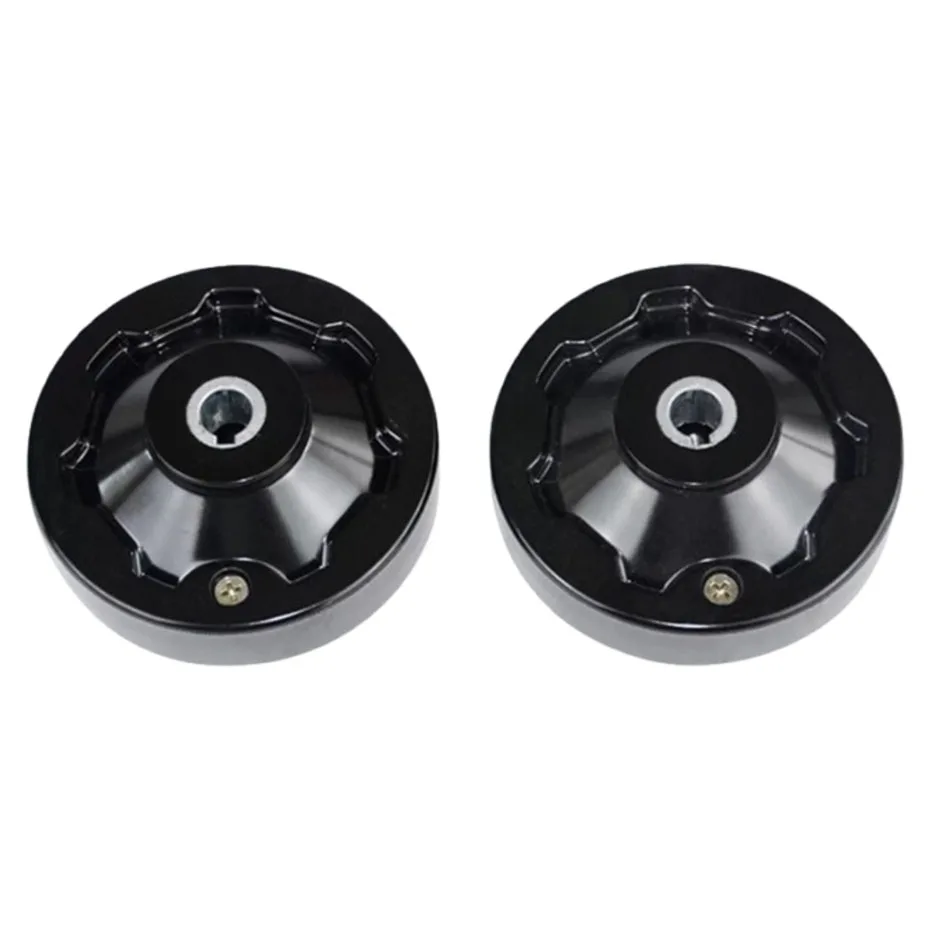 عجلة عقارب مموجة من الخشب المطاطي/عجلة يدوية كاملة العرض مع مقبض قابل للطي عجلة عقارب قابلة للطي 100/125/160/200 #5