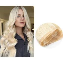 Long Weft Tape Bundles PU Skin Weft Tape in Human Extensions No Glue Natural Human Hair For Fine Hair 40-50G 12-24inch 80cm Weft