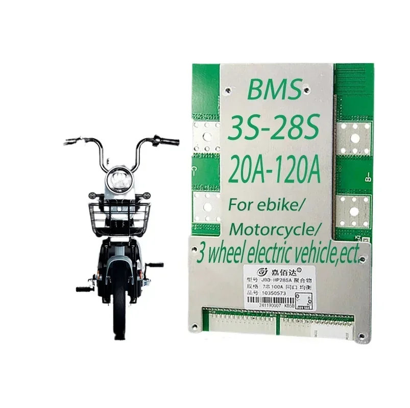 

80A 100A 120A 4S 24S 12V 84V Bms Lifepo4 20S 21S 28S 72V 96V Ncm Bms 3S 14S 16S 17S Bms 7S Li Ion