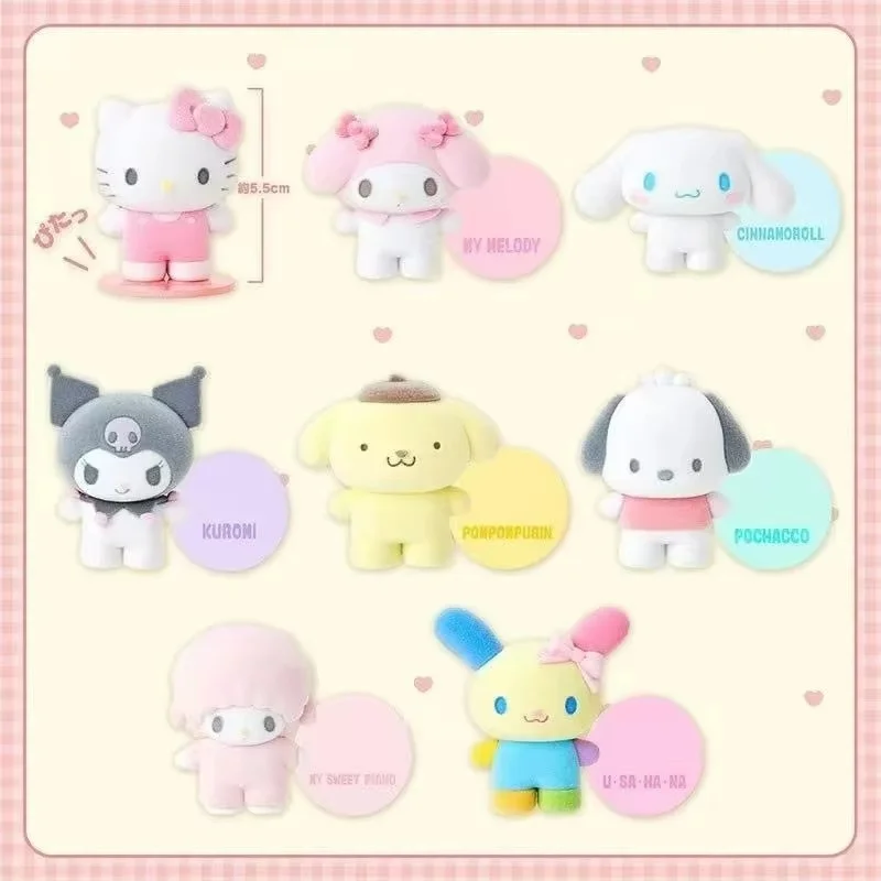 

Hot Sanrio Magnetic Blind Box Hello Kitty Kuromi Cinnamoroll Premium Replica Figure Collect Desk Decor Surprise Kawaii Toy Gifts