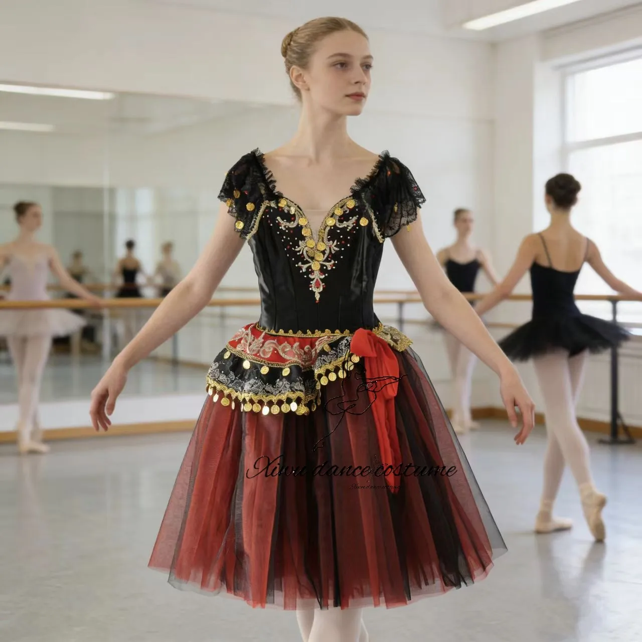 Glamorous Black Red…
