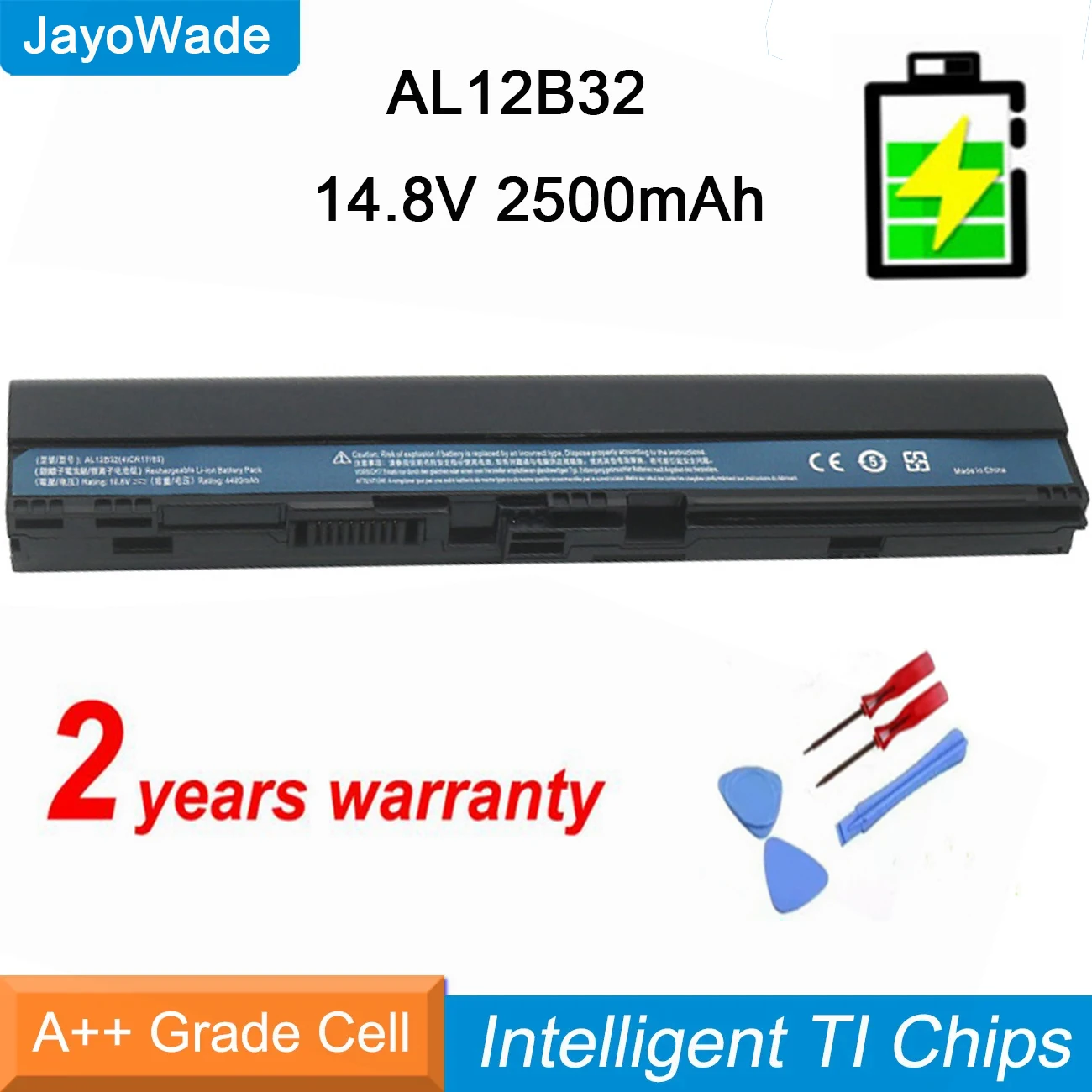 AL12B32 Laptop Battery for Acer Aspire One 725 756 V5-171 B113 B113M AL12X32 AL12A31 AL12B31 AL12B32 2500mAh Notebook Battery