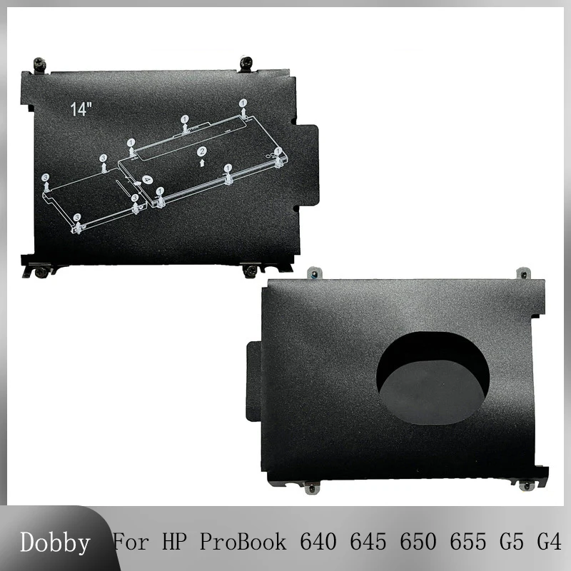 New HDD Hard Disk Drive Caddy Bracket + Screws For HP ProBook 640 645 650 655 G5 G4 Laptop Accessories Replacement