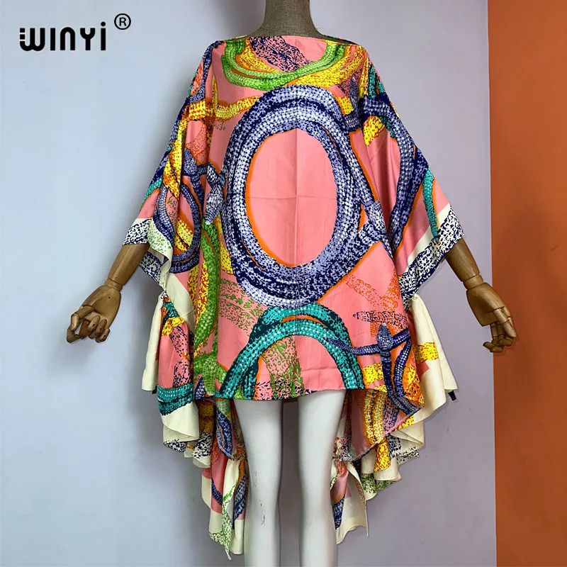 WINYI nowy codzienny strój rekreacyjny moda artystyczna plaża boho print kobiety eleganckie szorty garnitur okrycie plażowe 3 częściowy zestaw dla