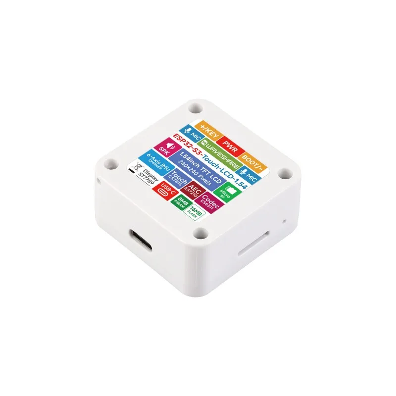 Płytka rozwojowa Waveshare ESP32-S3 z 1,54-calowym wyświetlaczem LCD, rozdzielczość 240×240, 262 tys. kolorów, obsługuje dwa mikrofony, Wi-Fi 2,4 GHz — zdjęcie produktu 2